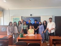 An international conference of students dedicated to the green economy is held at UNEC (PHOTO)