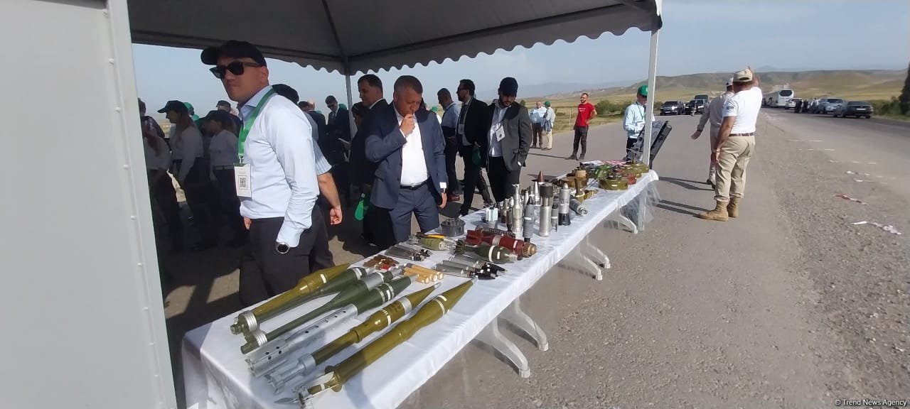 Conference goers view mine action process in Azerbaijan's Zangilan (PHOTO)