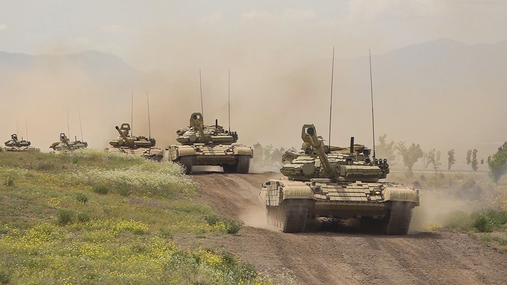 Azerbaijani Separate Combined Arms Army holds regular command-staff exercises (PHOTO)