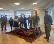 Foreign military attachés view Azerbaijani Army unit