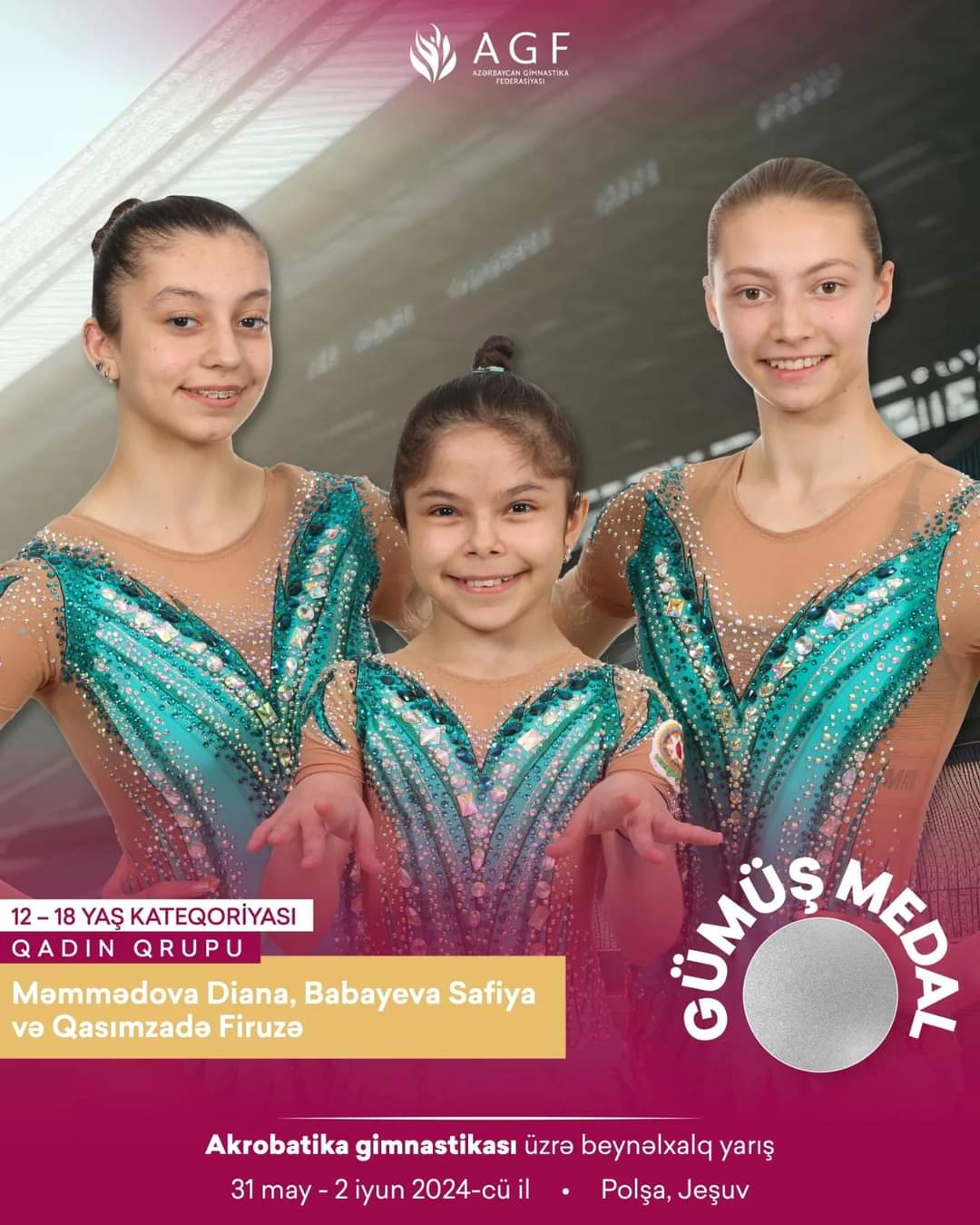 Azerbaijani gymnasts win medals at World Cup and international tournament in Poland (PHOTO)