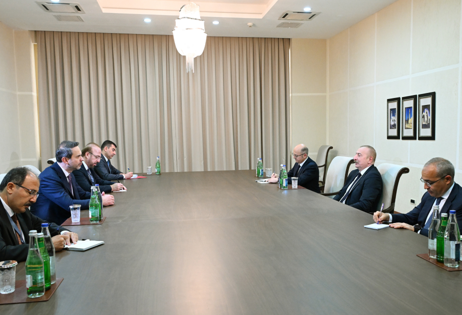 President Ilham Aliyev receives Minister of Energy and Natural Resources of Türkiye