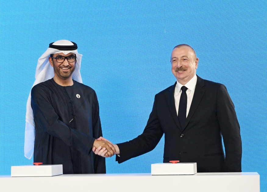 President Ilham Aliyev addresses opening of 29th Caspian Oil & Gas and 12th Caspian Power exhibitions as part of Baku Energy Week (PHOTO/VIDEO)