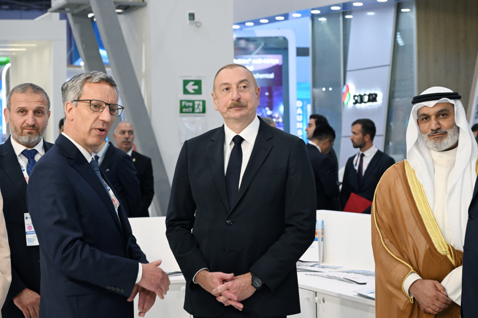 President Ilham Aliyev addresses opening of 29th Caspian Oil & Gas and 12th Caspian Power exhibitions as part of Baku Energy Week (PHOTO/VIDEO)