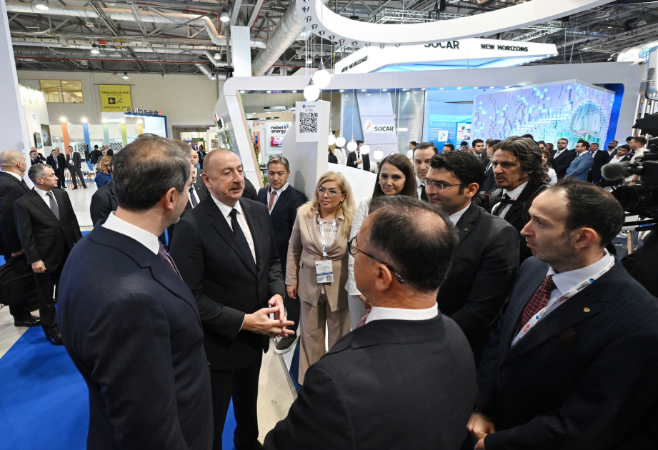 President Ilham Aliyev addresses opening of 29th Caspian Oil & Gas and 12th Caspian Power exhibitions as part of Baku Energy Week (PHOTO/VIDEO)
