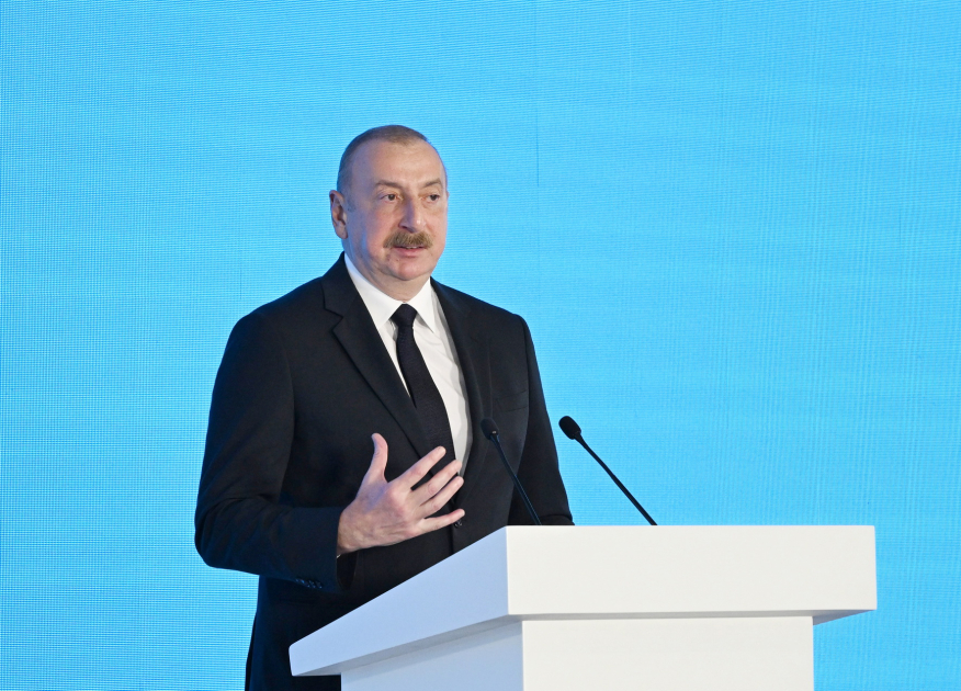 President Ilham Aliyev addresses opening of 29th Caspian Oil & Gas and 12th Caspian Power exhibitions as part of Baku Energy Week (PHOTO/VIDEO)