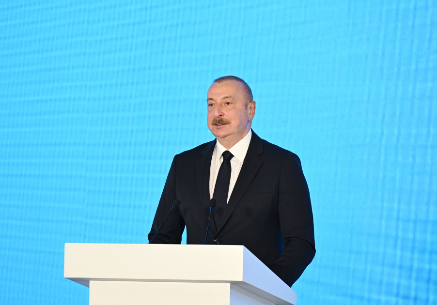 President Ilham Aliyev addresses opening of 29th Caspian Oil & Gas and 12th Caspian Power exhibitions as part of Baku Energy Week (PHOTO/VIDEO)