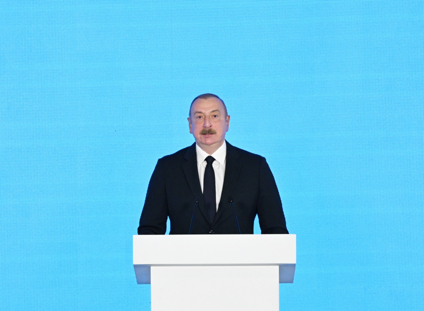 President Ilham Aliyev addresses opening of 29th Caspian Oil & Gas and 12th Caspian Power exhibitions as part of Baku Energy Week (PHOTO/VIDEO)