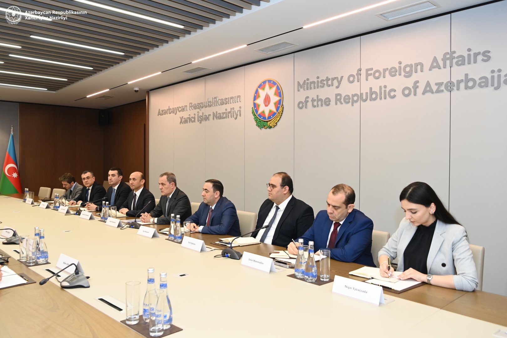 Azerbaijani, Hungarian FMs hold expanded meeting in Baku (PHOTO)