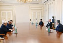 President Ilham Aliyev receives speaker of Kyrgyzstan’s Jogorku Kenesh