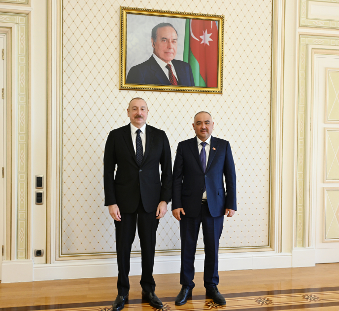 President Ilham Aliyev receives speaker of Kyrgyzstan’s Jogorku Kenesh