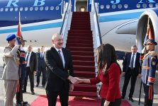 President Ilham Aliyev arrives in Egypt on official visit (PHOTO/VIDEO)