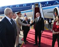 President Ilham Aliyev arrives in Egypt on official visit (PHOTO/VIDEO)