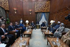 President Ilham Aliyev meets Grand Sheikh of Al-Azhar (PHOTO/VIDEO)