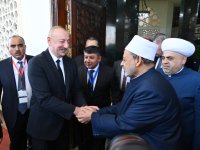 President Ilham Aliyev meets Grand Sheikh of Al-Azhar (PHOTO/VIDEO)