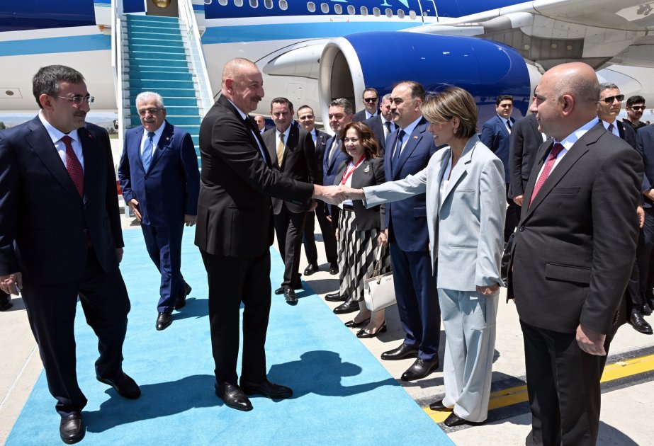 President Ilham Aliyev arrives on working visit to Türkiye (PHOTO/VIDEO)