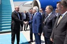 President Ilham Aliyev arrives on working visit to Türkiye (PHOTO/VIDEO)