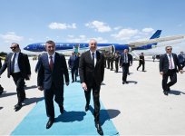 President Ilham Aliyev arrives on working visit to Türkiye (PHOTO/VIDEO)