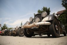 Peking-Paris rallygoers persist in their ascent from Azerbaijan's Shamakhi (PHOTO)