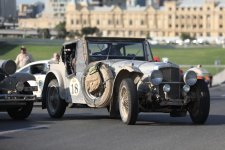 Peking-Paris rallygoers persist in their ascent from Azerbaijan's Shamakhi (PHOTO)