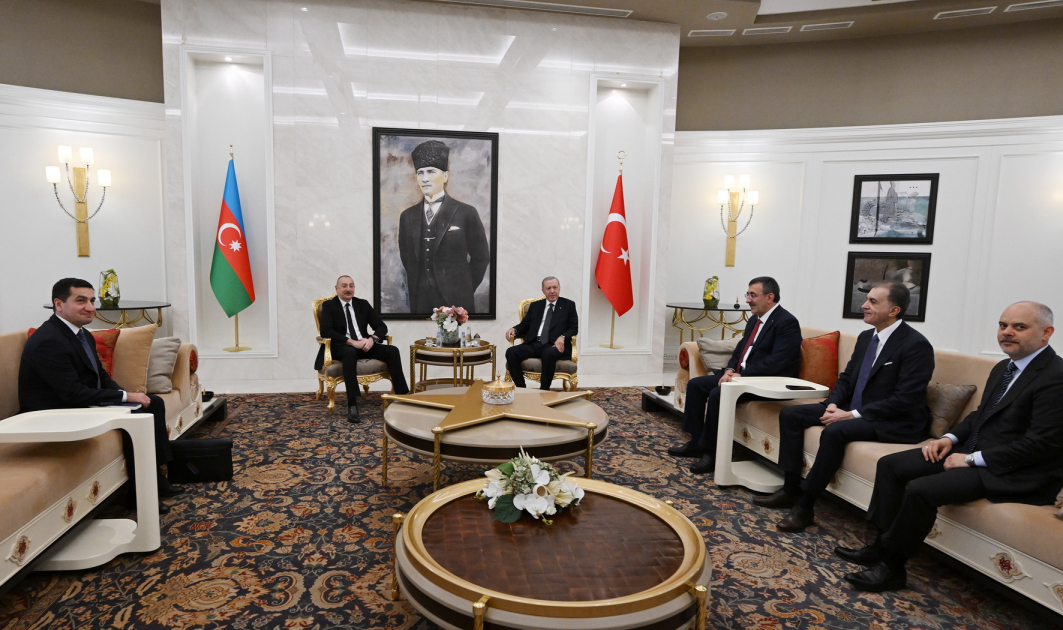 President Ilham Aliyev, President Recep Tayyip Erdogan meet at Ankara Esenboğa Airport (PHOTO/VIDEO)