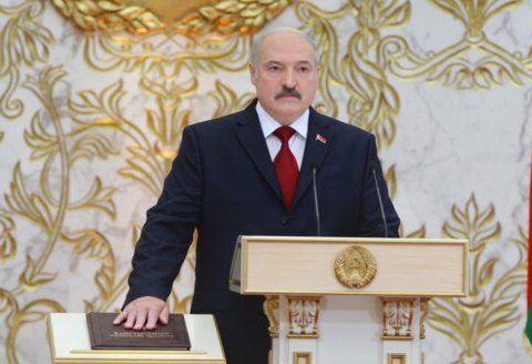 Aleksandr Lukashenko assumes his post as President of Belarus