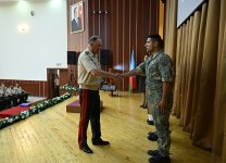 Azerbaijan holds graduation ceremony of regular training course for army officers (PHOTO)