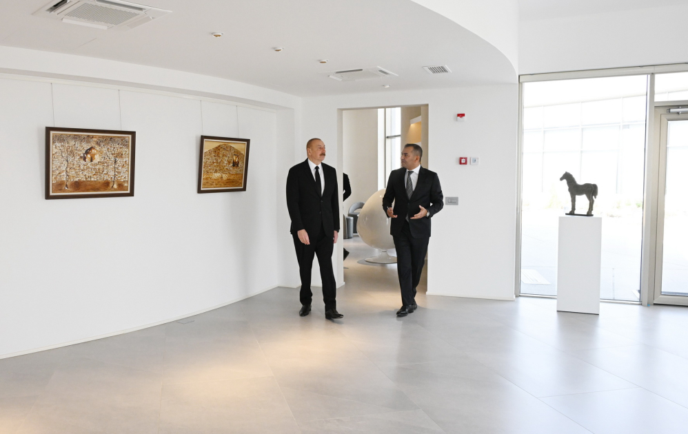 President Ilham Aliyev attends opening of Mud Volcanoes Tourist Complex (PHOTO/VIDEO)