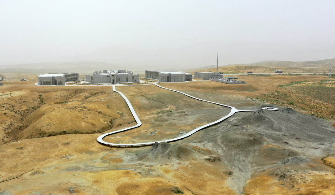 President Ilham Aliyev attends opening of Mud Volcanoes Tourist Complex (PHOTO/VIDEO)