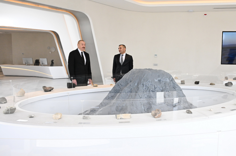President Ilham Aliyev attends opening of Mud Volcanoes Tourist Complex (PHOTO/VIDEO)