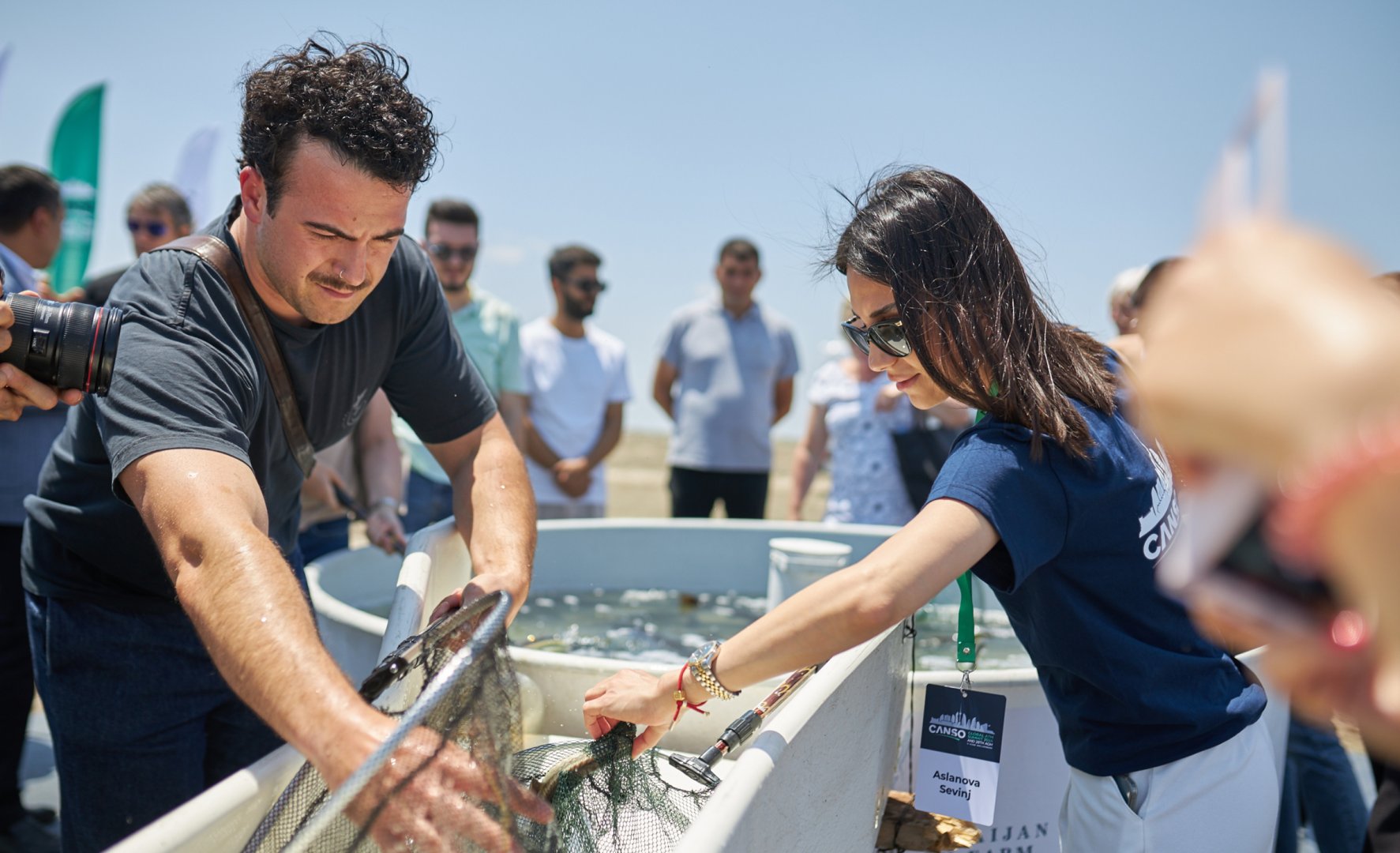 5,000 sturgeons were released into the Caspian Sea as part of the CANSO event (PHOTO)