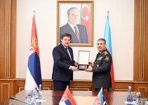 Azerbaijan, Serbia mull over military cooperation (PHOTO)