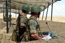 Chief of General Staff of Azerbaijan Army watches tactical-special exercise of engineering units (PHOTO)