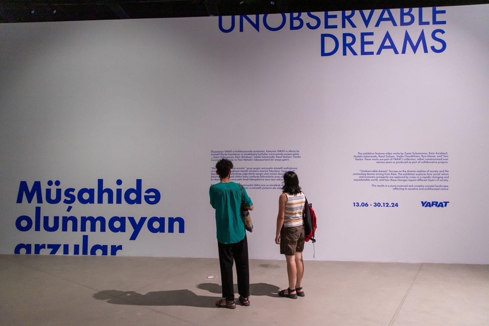 YARAT Contemporary Art Space presents solo exhibition “Voices of Silence” by Aidan Salakhova, group exhibition “Unobservable dreams” (PHOTO)