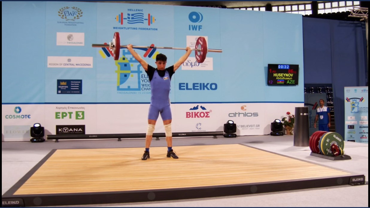 Azerbaijani weightlifter wins European Championship (PHOTO)