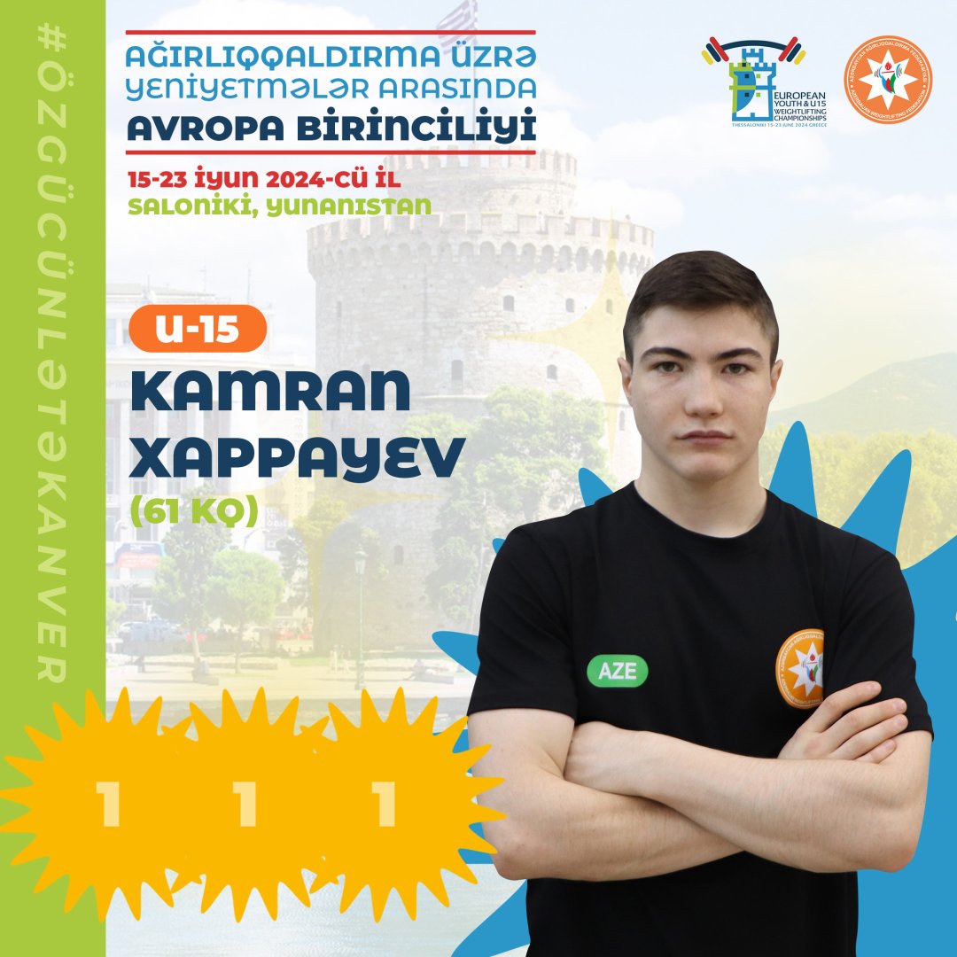 Azerbaijani weightlifter wins European Championship (PHOTO)