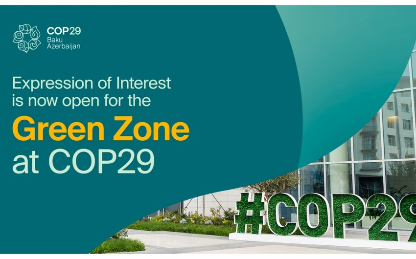 COP29 Green Zone Expression of Interest portal is now open for exhibitors and partners