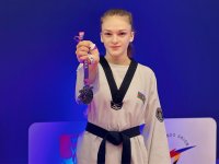 Azerbaijani taekwondo player wins silver medal at European interclub championship (PHOTO)