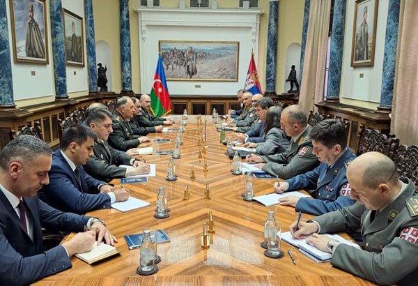 Azerbaijani ministry's high-ranking official begins his visit to Serbia (PHOTO)