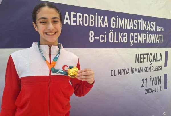 I diligently prepare for upcoming int'l competitions - winner of Azerbaijan's Aerobic Gymnastics Championship