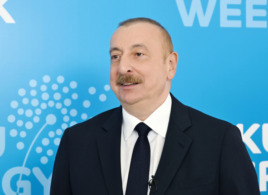 Euronews airs interview with President Ilham Aliyev (PHOTO/VIDEO)