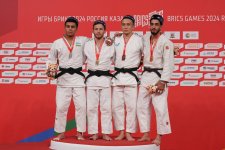 Azerbaijani judokas win three medals at BRICS Sports Games (PHOTO)