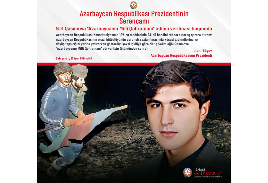President Ilham Aliyev makes post dedicated to National Hero Natig Gasimov (PHOTO)