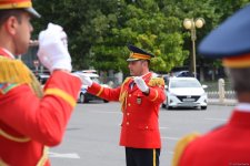 Azerbaijan's Baku holds processions with military band (PHOTO/VIDEO)