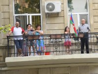 Azerbaijan's Baku holds processions with military band (PHOTO/VIDEO)