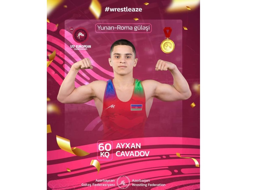 Two Azerbaijani wrestlers become European champions, defeating Armenian opponents (PHOTO)