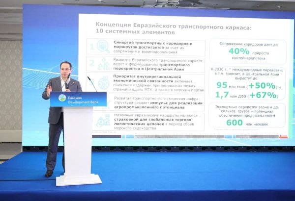 EDB presents Eurasian Transportation Framework at Kazakhstan business forum (PHOTO)