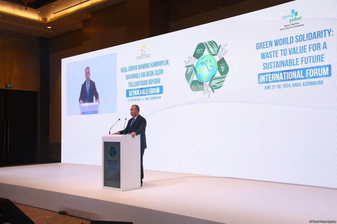 Baku hosts 1st day of "Green World Solidarity: Waste to Value for Sustainable Future" int'l forum (PHOTO)