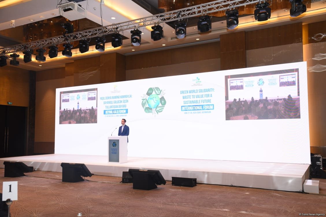 Baku hosts 1st day of "Green World Solidarity: Waste to Value for Sustainable Future" int'l forum (PHOTO)