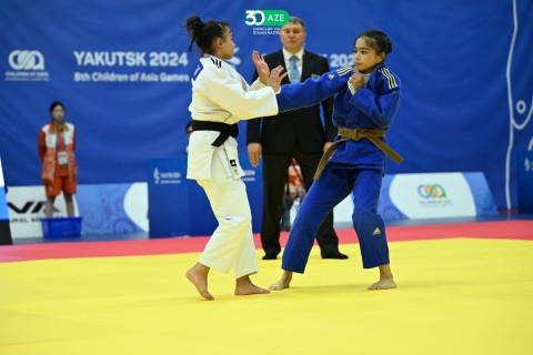 Azerbaijani judokas win medals in Children of Asia Sports Games (PHOTO)